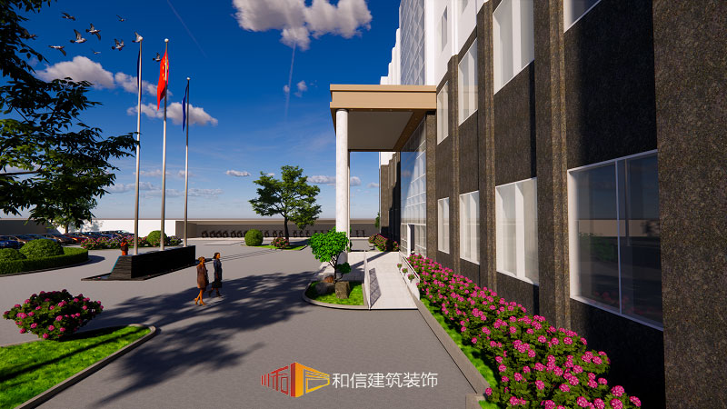 科技材料辦公樓側(cè)面設(shè)計 科技材料辦公樓側(cè)面設(shè)計